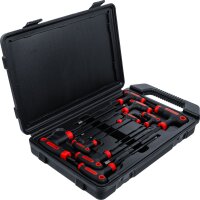 Schraubendreher-Satz mit T-Griff und seitlicher Klinge | Innensechskant | 2 - 10 mm | 9-tlg.