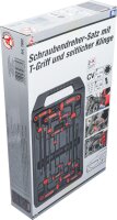 Schraubendreher-Satz mit T-Griff und seitlicher Klinge | Innensechskant | 2 - 10 mm | 9-tlg.