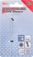 Winkelschlüssel | extra lang | Innensechskant / Innensechskant mit Kugelkopf 2,0 mm