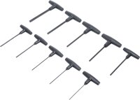 Schraubendreher-Satz mit T-Griff | Innensechskant 2 - 10 mm | 10-tlg.