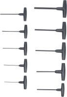 Schraubendreher-Satz mit T-Griff | Innensechskant 2 - 10 mm | 10-tlg.