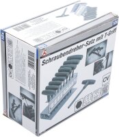 Schraubendreher-Satz mit T-Griff | Innensechskant 2 - 10 mm | 10-tlg.