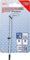 Winkelschlüssel | extra lang | T-Profil (für Torx) mit/ohne Bohrung T25