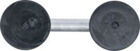 Doppel-Gummisauger | Aluminium | Ø 115 mm
