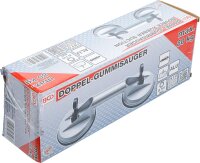 Doppel-Gummisauger | Aluminium | Ø 115 mm