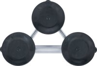Dreifach-Gummisauger | Aluminium | Ø 115 mm