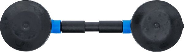 Gummi-Doppelsauger | ABS | mit flexiblen Köpfen | Ø 120 mm | 390 mm
