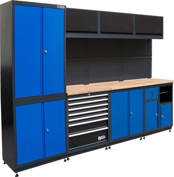 Schrankwand-System | Kombi | Holz | 4 Module