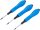 Präzisions-Schraubendreher-Satz | T-Profil (für Torx) T4 / T5 / T6 | 3-tlg.