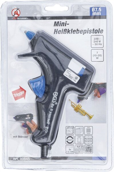 Mini-Heißklebepistole | Klebestick-Ø 7,5 mm | 7 W