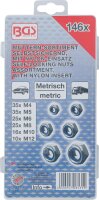 Sechskant-Muttern-Sortiment | selbstsichernd | 146-tlg.