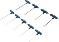 T-Griff-Schlüssel-Satz | T-Profil (für Torx) T10 - T50 | 9-tlg.