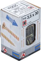 Mehrzweckschrauben | T-Profil (für Torx) T10 | 3,5 x 30 mm | 200 Stück