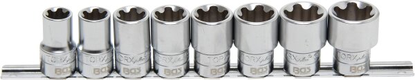 Steckschlüssel-Einsatz-Satz T-Profil Plus (für Torx Plus) | Antrieb Innenvierkant 12,5 mm (1/2") | SW 18EP - 32EP | 8-tlg.