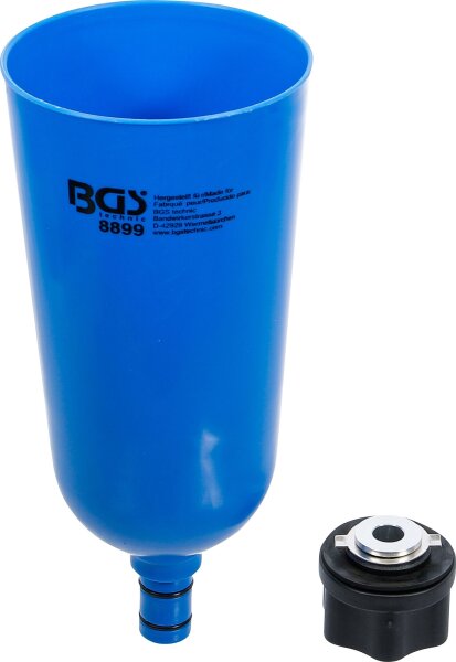 Öl-Einfülltrichter mit Bajonettadapter für VAG, Mercedes-Benz, BMW, Porsche, Volvo