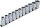 Steckschlüssel-Einsatz-Satz, Sechskant | Antrieb Innenvierkant 12,5 mm (1/2") | SW 10 - 21 mm | 11-tlg.