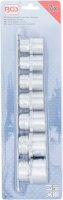 Steckschlüssel-Einsatz-Satz, Sechskant | Antrieb Innenvierkant 12,5 mm (1/2") | SW 20 - 32 mm | 7-tlg.