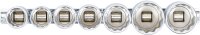 Steckschlüssel-Einsatz-Satz, Zwölfkant | Antrieb Innenvierkant 12,5 mm (1/2") | SW 20 - 32 mm | 7-tlg.