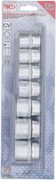 Steckschlüssel-Einsatz-Satz, Zwölfkant | Antrieb Innenvierkant 12,5 mm (1/2") | SW 20 - 32 mm | 7-tlg.