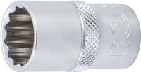 Steckschlüssel-Einsatz-Satz, Zwölfkant | Antrieb Innenvierkant 12,5 mm (1/2") | Zollgrößen | 10-tlg.