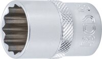 Steckschlüssel-Einsatz-Satz, Zwölfkant | Antrieb Innenvierkant 12,5 mm (1/2") | Zollgrößen | 10-tlg.