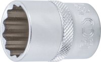 Steckschlüssel-Einsatz-Satz, Zwölfkant | Antrieb Innenvierkant 12,5 mm (1/2") | Zollgrößen | 10-tlg.