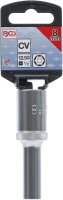 Steckschlüssel-Einsatz Sechskant, tief | Antrieb Innenvierkant 12,5 mm (1/2") | SW 8 mm