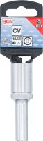 Steckschlüssel-Einsatz Zwölfkant, tief | Antrieb Innenvierkant 12,5 mm (1/2") | SW 8 mm