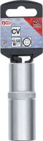 Steckschlüssel-Einsatz Zwölfkant, tief | Antrieb Innenvierkant 12,5 mm (1/2") | SW 21 mm