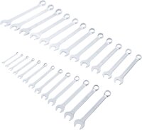 Maul-Ringschlüssel-Satz | Zollgrößen | SW 1/4" - 1.1/4" | 25-tlg.