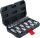 Bit-Einsatz-/Steckschlüssel-Satz | Antrieb Innensechskant 12,5 mm (1/2") | T-Profil (für Torx) / E-Profil | 19-tlg.