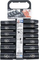 Kraft-Steckschlüssel-Einsatz-Satz | Antrieb 12,5 mm (1/2") | SW 10 - 32 mm | 13-tlg.