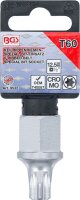 Keilrippenriemen-Bit-Einsatz | Antrieb Innenvierkant 12,5 mm (1/2"), Außensechskant SW 22 mm | T-Profil (für Torx) T60