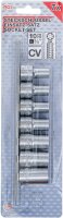 Steckschlüssel-Einsatz-Satz T-Profil Plus (für Torx Plus) | Antrieb Innenvierkant 10 mm (3/8") | SW 10EP - 20EP | 7-tlg.