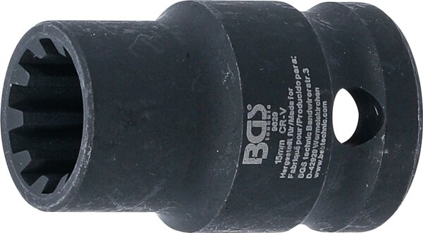 Bremssattel-Einsatz | 10-kant | für VAG und Porsche | SW 15 mm