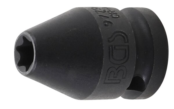 Kraft-Steckschlüssel-Einsatz E-Profil | Antrieb Innenvierkant 12,5 mm (1/2") | SW E10