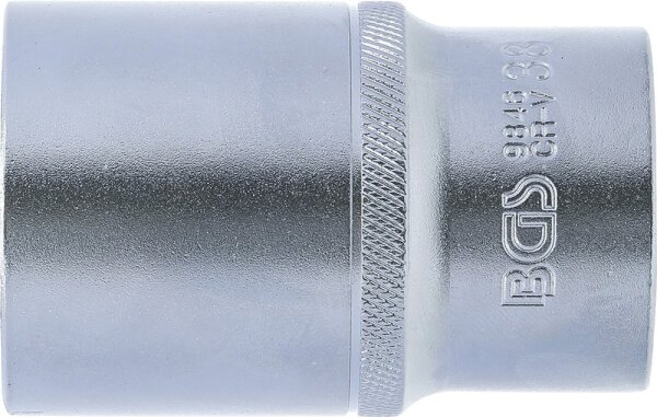 Steckschlüssel-Einsatz Sechskant, tief | Antrieb Innenvierkant 12,5 mm (1/2") | SW 38 mm