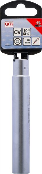 Steckschlüssel-Einsatz Sechskant, extra tief | Antrieb Innenvierkant 10 mm (3/8") | 13 mm