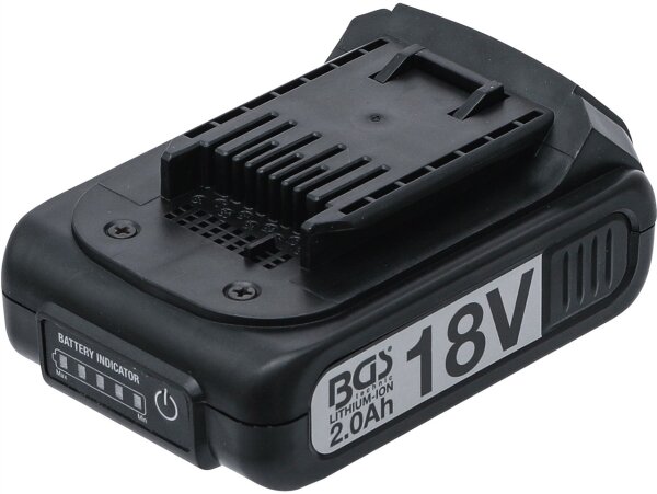 Ersatz-Akku | Li-Ion | 18 V / 2,0 Ah | für Akku-Schlagschrauber Art. 9928