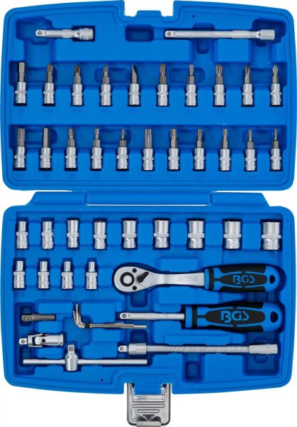 Steckschlüssel-Satz | Antrieb 6,3 mm (1/4") | 46-tlg.