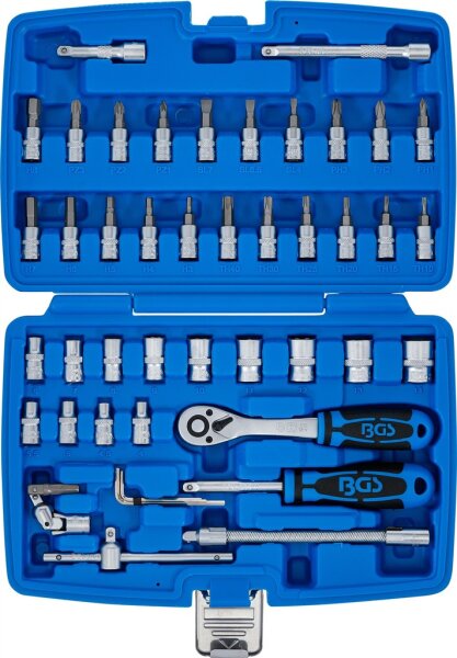 Steckschlüssel-Satz | Antrieb 6,3 mm (1/4") | 46-tlg.