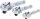 Mini-Umschaltknarren-Satz | 6,3 mm (1/4") / 10 mm (3/8") / 12,5 mm (1/2") | 3-tlg.