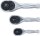 Mini-Umschaltknarren-Satz | 6,3 mm (1/4") / 10 mm (3/8") / 12,5 mm (1/2") | 3-tlg.