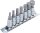 Bit-Einsatz-Satz | Antrieb Innenvierkant 6,3 mm (1/4") | Innensechskant 4 - 12 mm | 7-tlg.