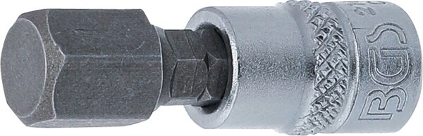 Bit-Einsatz | Antrieb Innenvierkant 6,3 mm (1/4") | Innensechskant 10 mm