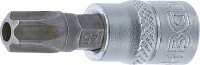 Bit-Einsatz | Antrieb Innenvierkant 6,3 mm (1/4") | T-Profil (für Torx) mit Bohrung T45