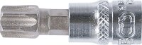Bit-Einsatz | Antrieb Innenvierkant 6,3 mm (1/4") | T-Profil (für Torx) mit Bohrung T50