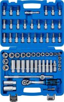 Steckschlüssel-Satz Sechskant | Antrieb 10 mm (3/8") | 61-tlg.