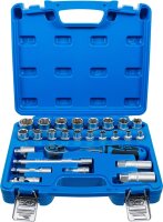 Steckschlüssel-Satz Wellenprofil | Antrieb 10 mm...