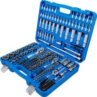 Steckschlüssel-Satz Sechskant | Antrieb 6,3 mm (1/4") / 10 mm (3/8") / 12,5 mm (1/2") | 192-tlg.